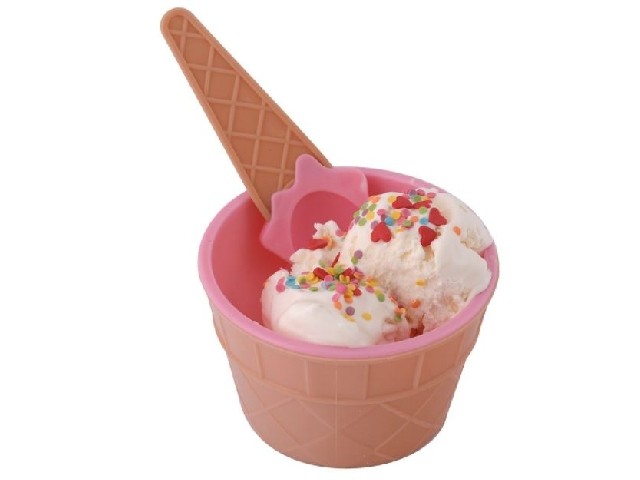 Набор для мороженого: креманка + ложка VL80-350